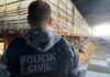 Polícia de Ponta Grossa estoura barracão utilizado para cargas roubadas.