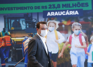 Governo do Estado vai investir R$ 23,8 milhões em pavimentação e escolas em Araucária.