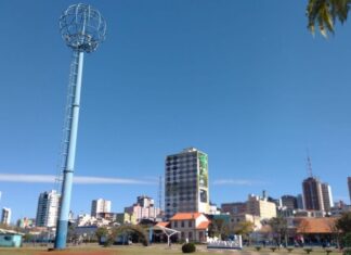 Calor fica em Ponta Grossa no fim de semana, antes de abrir espaço para nova frente fria