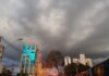 Frente fria traz chuva e ameniza calor em Londrina nesta quinta