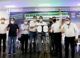 Governador anuncia retomada das obras do Contorno de Marechal Cândido Rondon