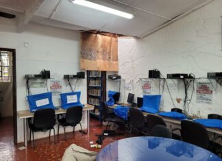 Vandalismo e furto: Biblioteca da “Praça do 28” é invadida