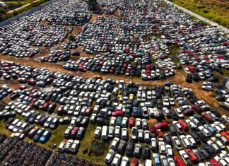 Detran Paraná realiza leilão de 3.068 veículos para reaproveitamento de peças