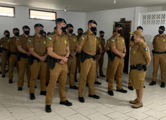 Futuros oficiais da PM fazem estágio operacional no Litoral