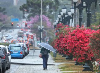 Curitiba fecha 2021 com mais chuvas, mas ainda abaixo da média histórica