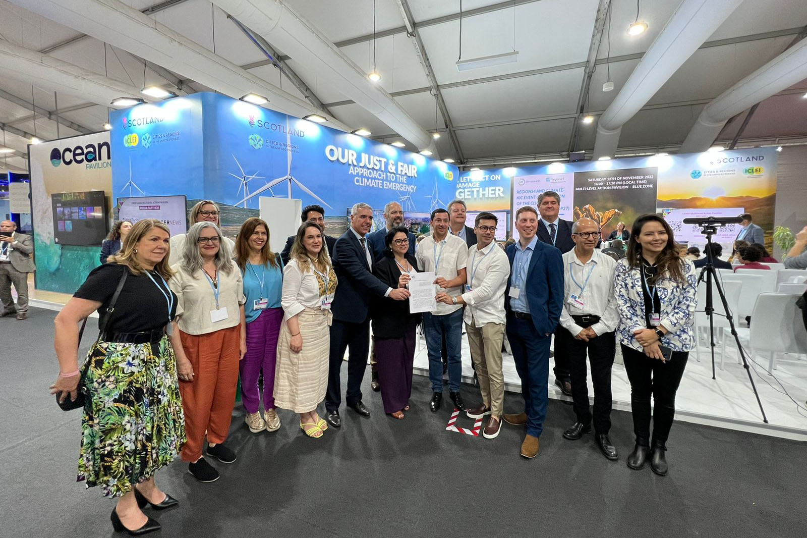 No Egito, Paraná e estados do Codesul assinam compromisso para as mudanças climáticas