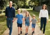 William e Kate divulgam foto com os filhos para o cartão oficial de Nata