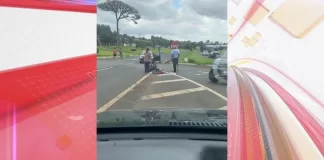 BR-376 – Ciclista de 80 anos fica ferido ao ser atingido por carro em Cambira