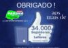 Agradecimento Sincero: Portal Paraná de Norte a Sul Celebra 34.000 Seguidores e Leitores Engajados