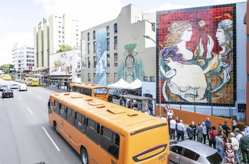 Curitiba ganha mais uma obra de arte na paisagem urbana