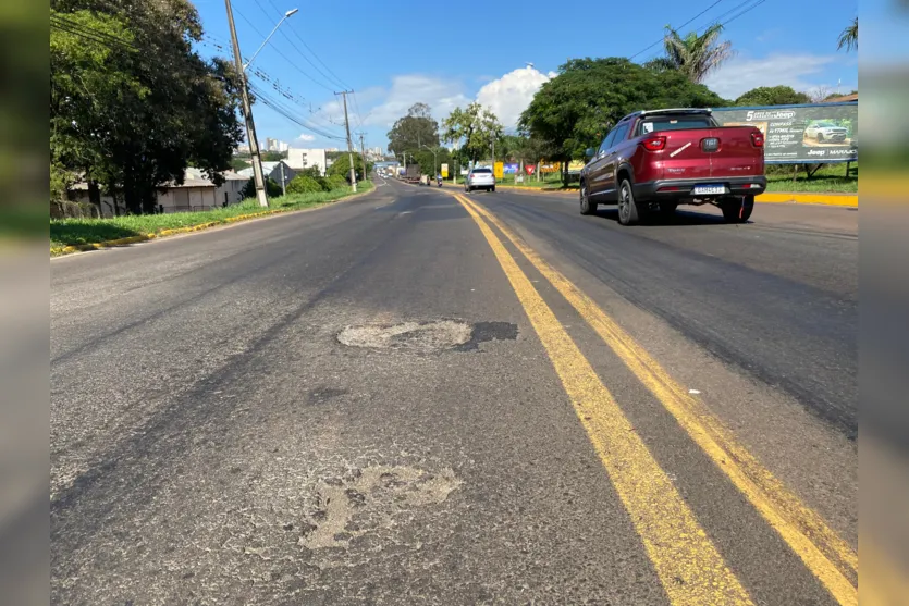 Motoristas reclamam de asfalto na BR-369 na saída para Arapongas