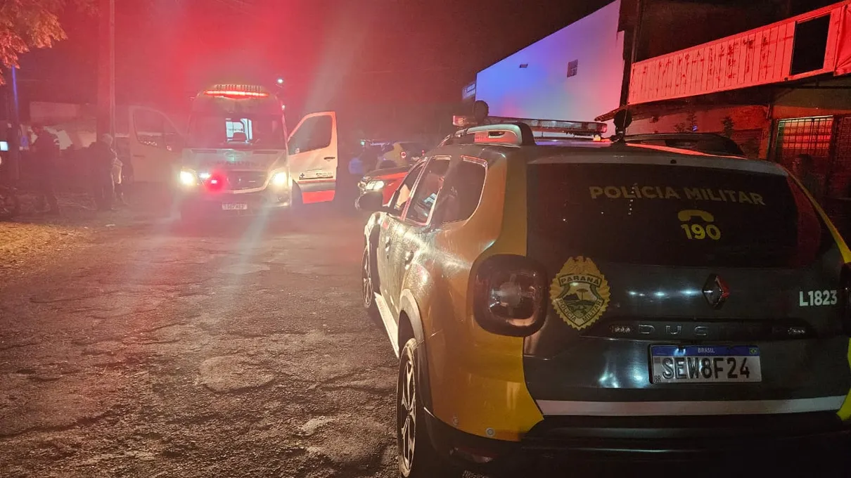 Quatro pessoas são baleadas em Apucarana; rapaz foi atingido na cabeça