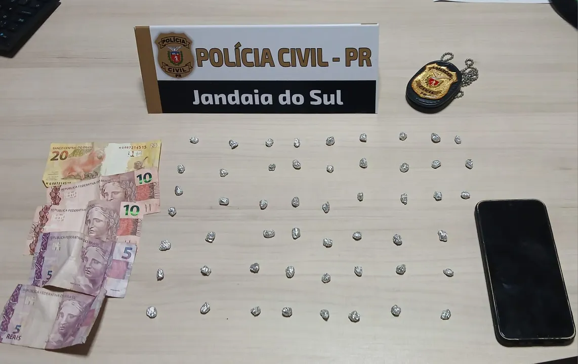 PC de Jandaia do Sul apreende drogas na Vila Santo Antônio