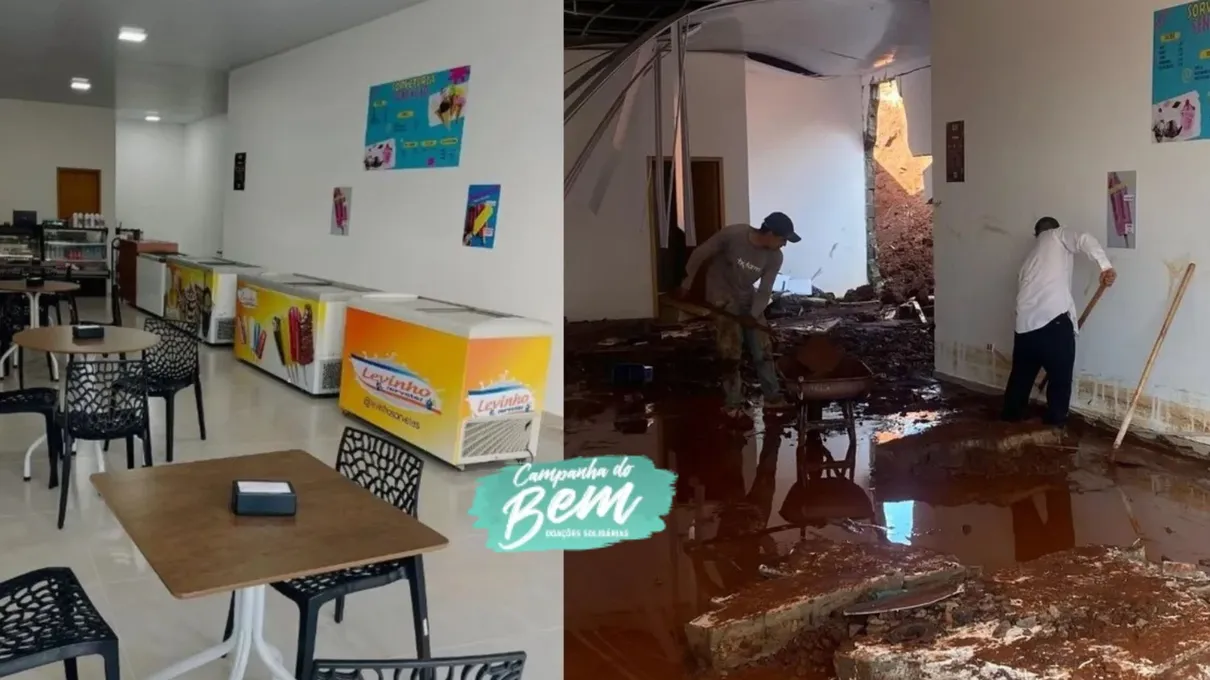 APUCARANA – Amigos fazem vaquinha para ajudar família de sorveteria destruída