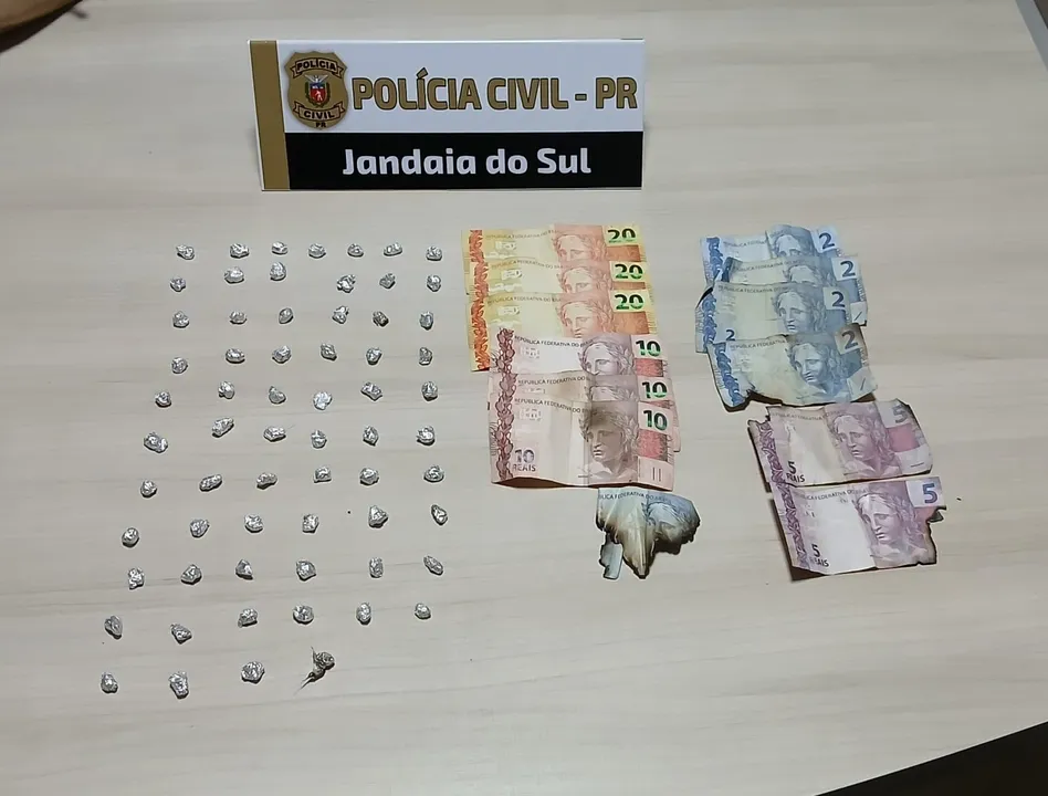 Polícia prende dois homens por tráfico de drogas em Jandaia do Sul