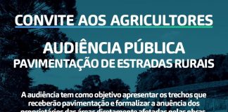 Prefeitura de Jandaia do Sul realiza Audiência Pública sobre pavimentação de estradas rurais