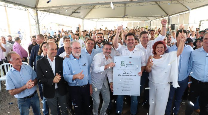 Corredor Norte-Noroeste: governador inaugura viaduto na PR-444, em Mandaguari