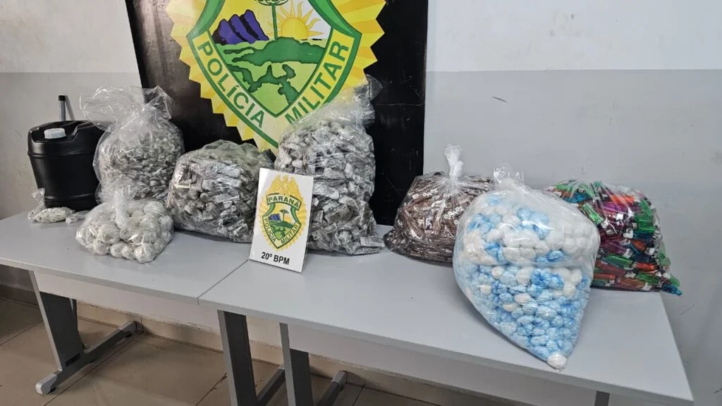 Homem é preso com R$ 700 mil reais em droga e diversos ‘kits maconheiro’ em Curitiba