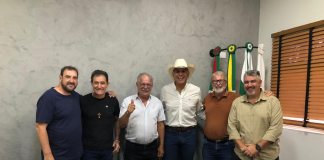 Prefeito Ditão Pupio recebe secretário estadual da Indústria e Comércio em Jandaia do Sul