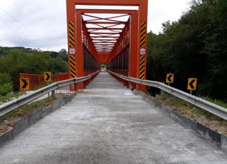 Ponte do Rio da Várzea continua interditada no período noturno até sexta-feira