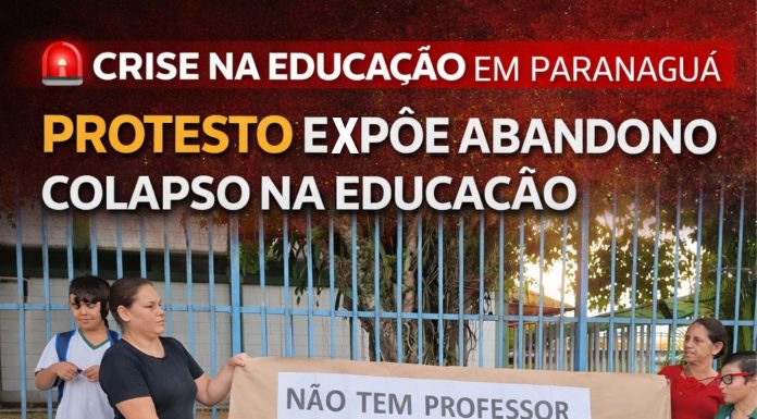 PROTESTO DE PAIS EXPÕE FALTA DE ESTRUTURA EM PARANAGUÁ E LEVANTA ALERTA SOBRE DIREITOS BÁSICOS