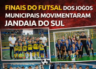 FINAIS DO FUTSAL DOS JOGOS MUNICIPAIS MOVIMENTARAM JANDAIA DO SUL NO ÚLTIMO SÁBADO