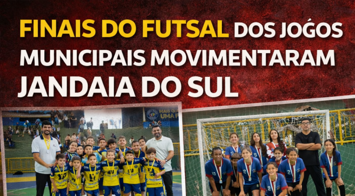 FINAIS DO FUTSAL DOS JOGOS MUNICIPAIS MOVIMENTARAM JANDAIA DO SUL NO ÚLTIMO SÁBADO