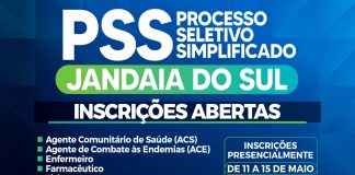 Prefeitura de Jandaia do Sul abre Processo Seletivo Simplificado para diversas áreas