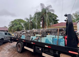 PMPR apreende mais de 5 toneladas de maconha e fuzil em Planaltina do Paraná