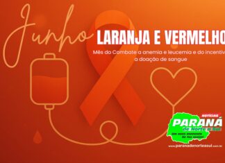 Junho Vermelho e Laranja sobre doação de sangue e de medula óssea