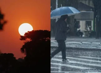 Do oito ao oitenta: após sábado de chuva, Curitiba deve ter domingo com céu claro