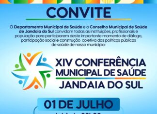 XIV Conferência Municipal de Saúde de Jandaia do Sul será realizada no dia 1º de julho