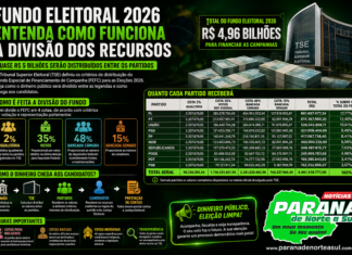 Paraná de Norte a Sul Informa – Fundo Eleitoral 2026: entenda como os quase R$ 5 bilhões serão distribuídos entre os partidos