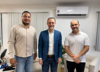 Vereadores Matheus Porrão e Michel Enfermeiro buscam apoio da UEM para projeto da trincheira em Jandaia do Sul
