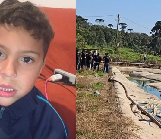 Corpo de criança que estava desaparecida na Grande Curitiba é encontrado em tanque de rejeitos