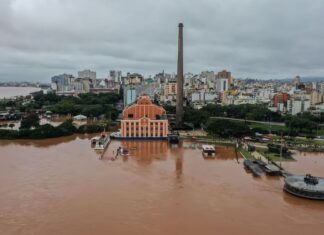 Rio Guaíba pode atingir cota de alerta até sexta-feira em Porto Alegre