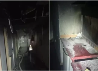 Hotel pega fogo em cidade do Paraná e homem fica em estado grave