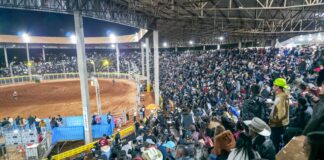 Agritech Rodeio Show bate recorde de público no sábado com Rodeio Profissional em Jandaia do Sul