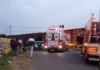 Colisão entre trem e carro deixa mulher ferida em Jandaia do Sul