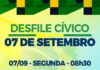 Jandaia do Sul realizará Desfile Cívico em comemoração ao 7 de Setembro