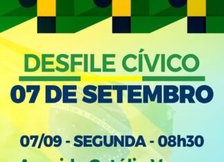 Jandaia do Sul realizará Desfile Cívico em comemoração ao 7 de Setembro