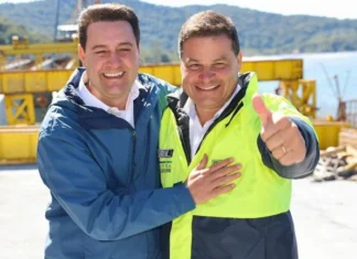 Em redes sociais, Ratinho Junior deseja sorte a Sérgio Moro